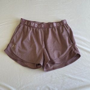 Light purple under armor shorts, m